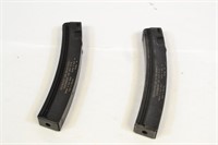 Lot of (2) Heckler & Koch MP5 Magazines 9mm