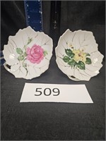 2 vicroy tea cup saucers