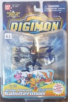 Digimon Action Feature Kabuterimon w/Grabbing