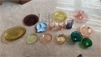Depression Glass - Plates, Bowls, Cups
