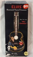 Elvis Illuminated guitar ornament unopened