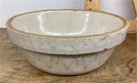 8" sawtooth stoneware bowl