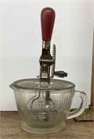 Vintage hand mixer with glass measure