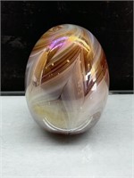 1992 Gibson Art Glass Egg Paperweight
