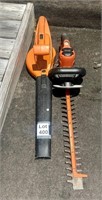 Black and Decker Electric Blower and Hedge Trimmer