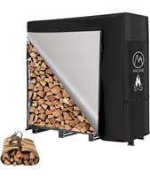 $62 NALONE 4FT Outdoor Firewood Rack