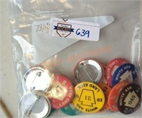 Vintage hunting club pins