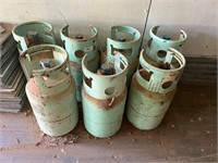 7 AIR GAS BOTTLES