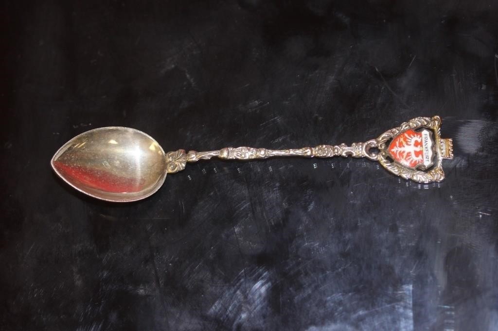 An 800 Silver Souvenir Spoon