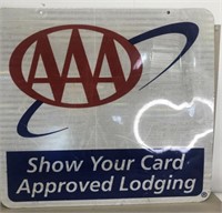 AAA reflector advertising sign