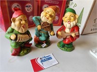 Vintage Gnomes Trio