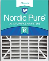 Nordic Pure 20x25x5  14 Pleated Air Filter 1 Ct.