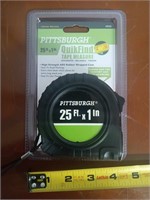 25' QUICK FIND TAPE MEASURE PITTSBURGH