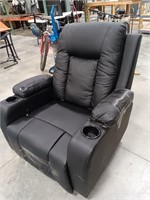 Recliner swivel chair 2 cup holders. Lots of
