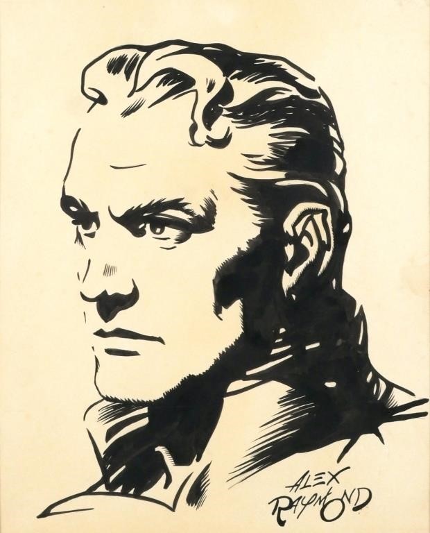 ALEX RAYMOND Comic Drawing