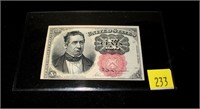 10-Cent fractional currency, series of 1874,