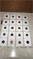 Wheat pennies  1934-58