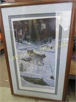 #'d signed Wolf print  My Brothers Spirit Kelly