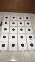 Wheat pennies 1939-56