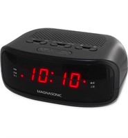 ($29) Magnasonic Digital AM/FM Clock Radio