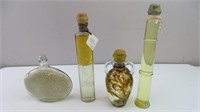Decorative Infused Bath Oil Bottles