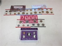 (3) US Mint UNC Coin Sets & 1992 US Mint Proof