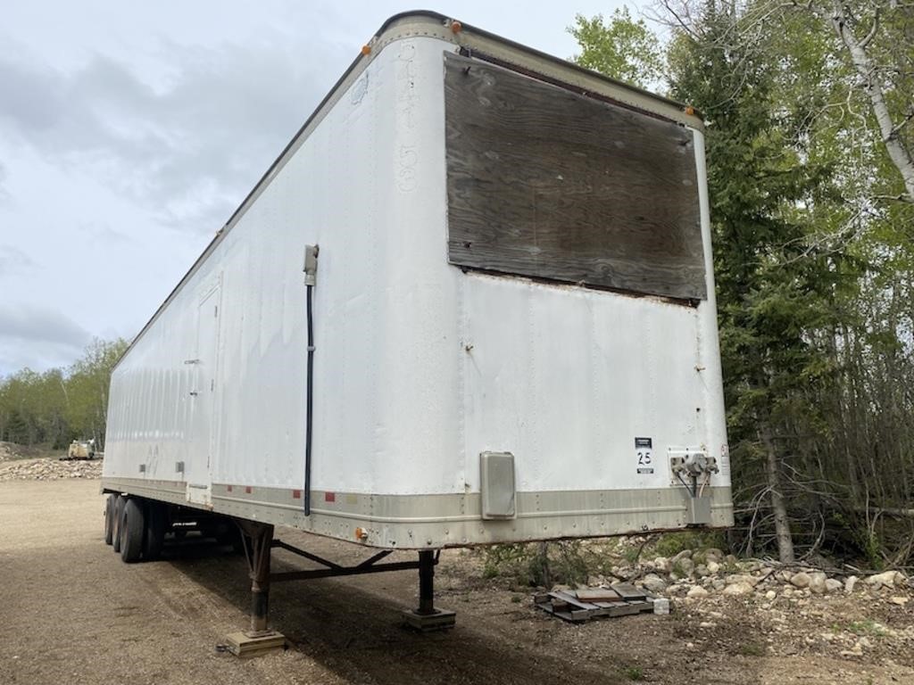 1998 Wabash 53' Tri-Axle Storage Van