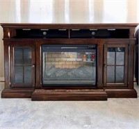 RODDINGTON 72" TV STAND WITH ELECTRIC FIREPLACE