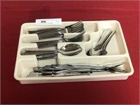 Set of Oneida Stainless Steel Flatware