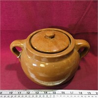 Vintage Pottery Bean Crock