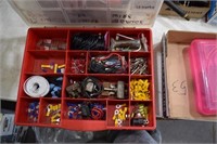 Box w/ asst. of electrical supplies