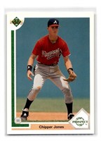 1991 Upper Deck Chipper Jones Rookie Card #55