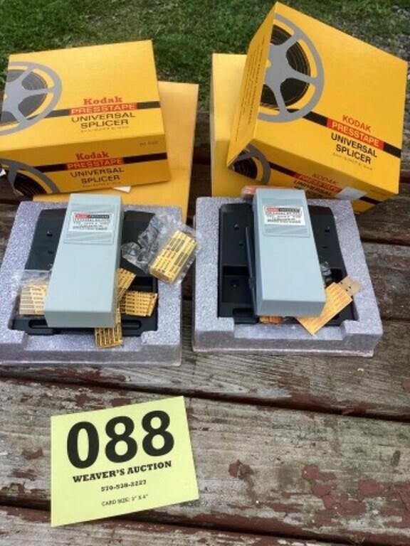 Kodak press tape
Universal Spicer
8 mm, super