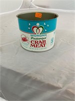 Morgan 1lb Weems VA Crab Meat Can