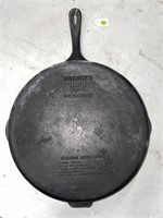 WAGNER'S 1891 13 3/8" CAST IRON SKILLET