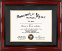 GMFrames 8.5x11 Diploma Degree Frame with Mat or D