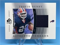 Travis Henry Jersey Patch Card