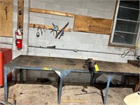 11 FT METAL TABLE/VICE