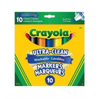 Crayola Markers Wash Ultra Clean-10/Pack, 7 Packs