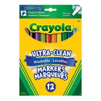 Crayola Markers Wash Ultra Clean-12/Pack, 4 Packs