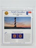 N Carolina State Quarters & Postal Comm