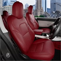 Fit Tesla Model Y 5-Seater Car Seat Cover, Nappa