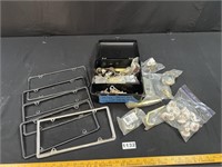 Cabinet Hardware, Metal License Plate Frames