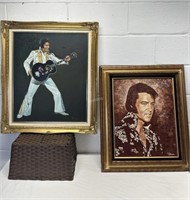 Elvis Painting by Gini Wahlen -  Oil on Canvas- T