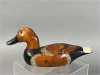 Hand Carved & Painted Wood Duck Decoy
