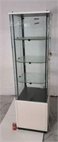 73"x20"1/2"  lighted glass shelf show case