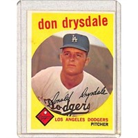 High Grade 1959 Topps Don Drysdale