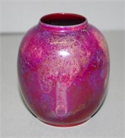 Royal Doulton flambe posy vase