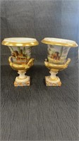Pair of Porcelain Urns/Vases