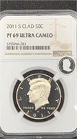 2011-S NGC PF69 Ultra Cameo Kennedy Clad Proof